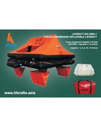 ISO Inflatable Liferaft for 10 person throw-overboard type - for yacht